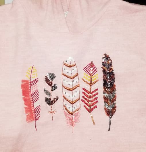 Embroidery stage at Haram Textile's Faisalabad factory